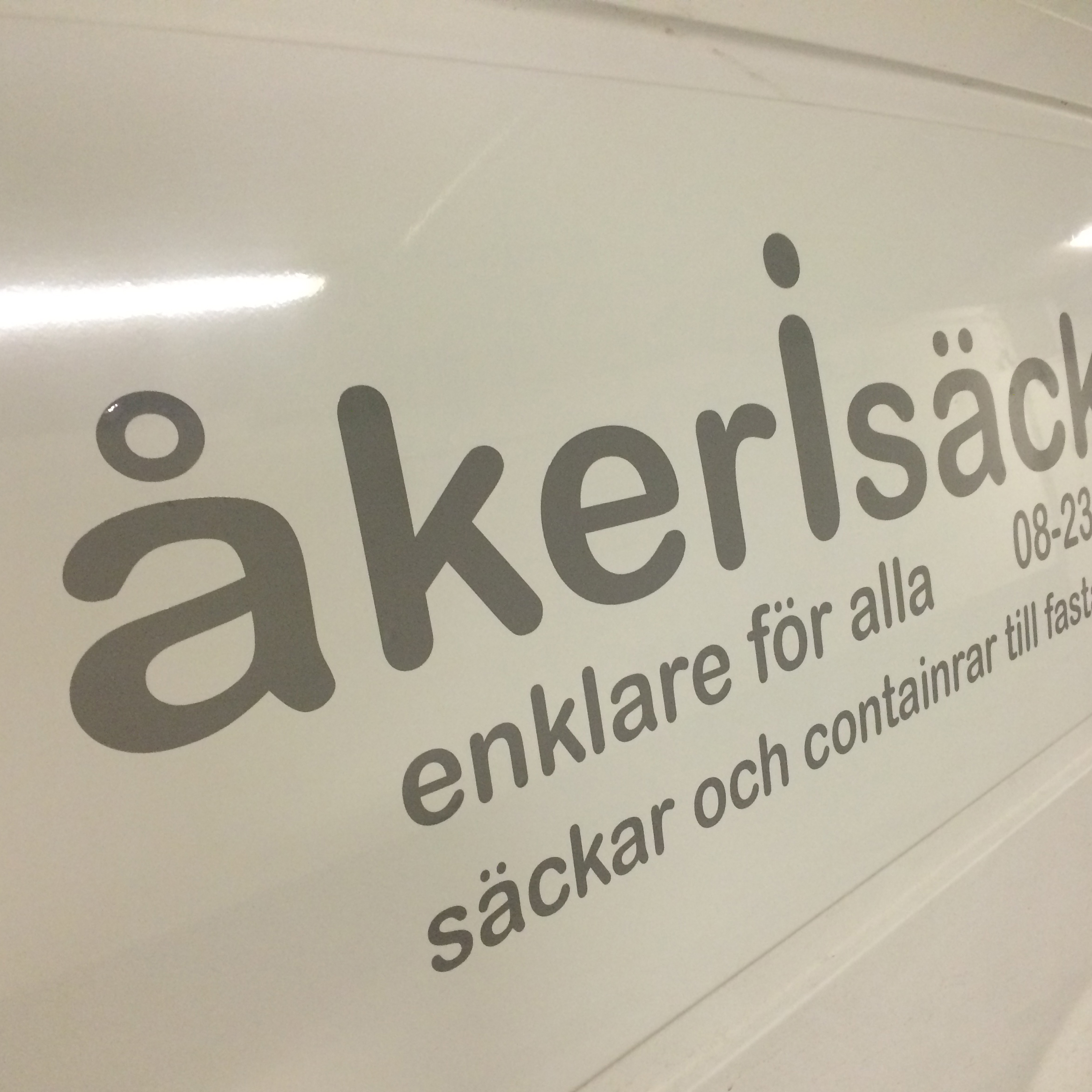 Vinyldekor Åkerisäcken